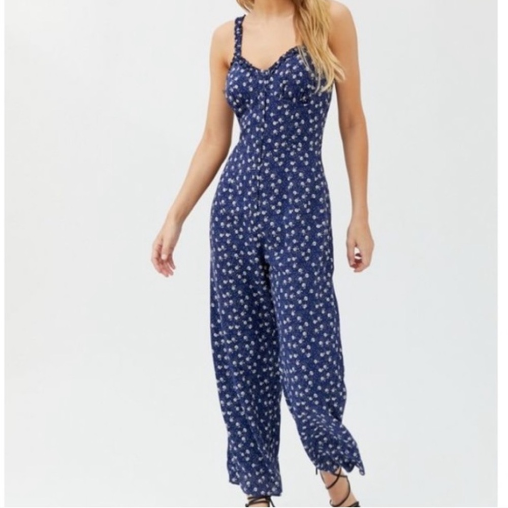 SOLD! Urban Outfitters Ruffle Jumpsuit